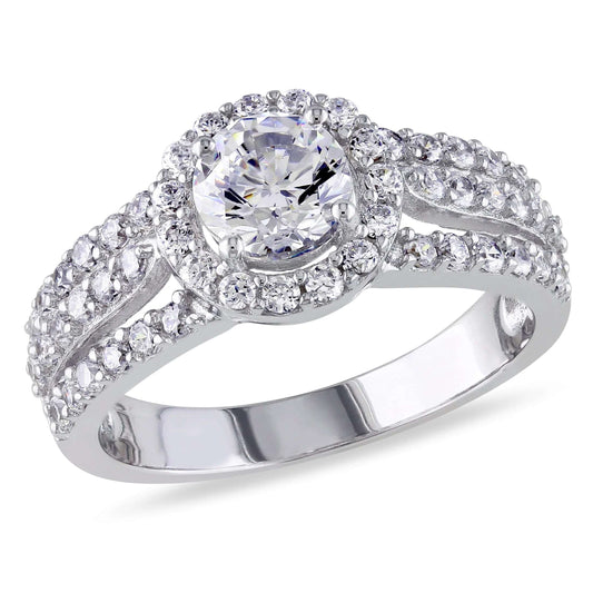 Women'S Cubic Zirconia Sterling Silver Ring